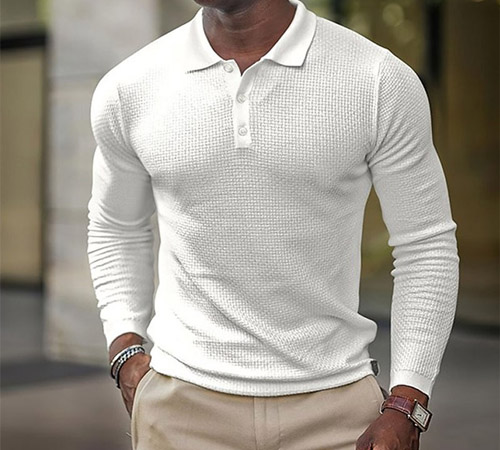 Polo shirt long sleeve