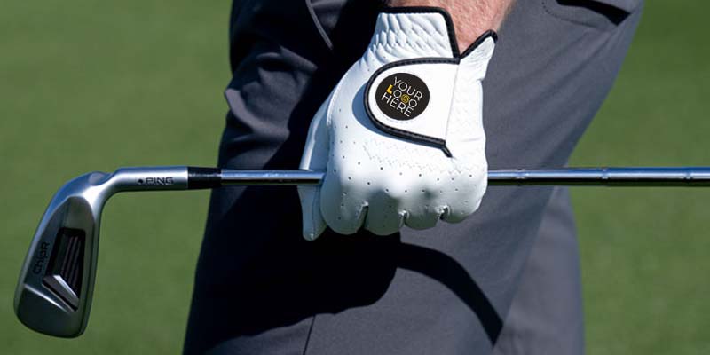 Golf glove with your logo