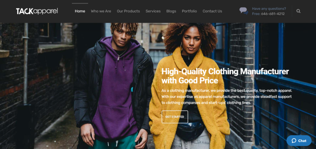 tack apparel ethical clothing manufacturer